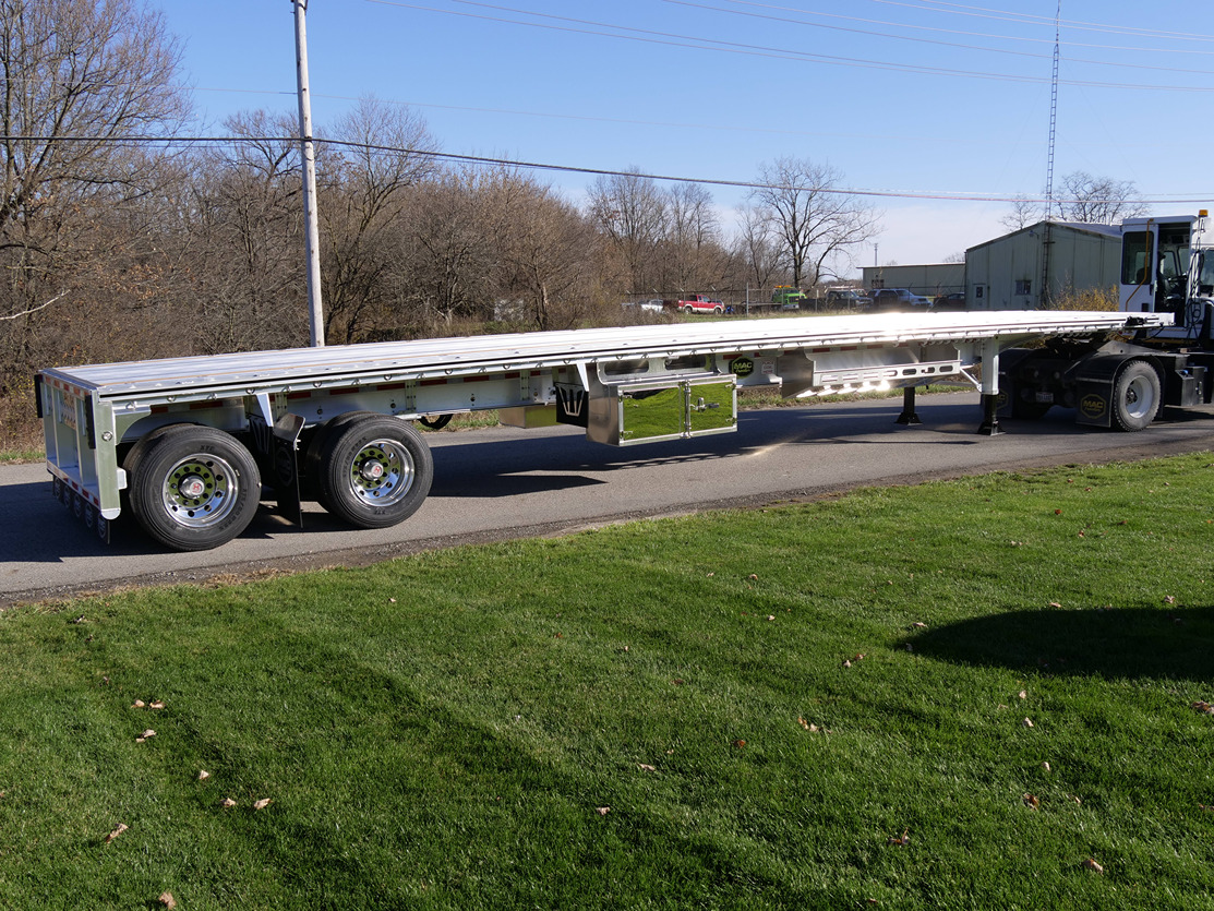 Flatbed Trailer with Axle Slider