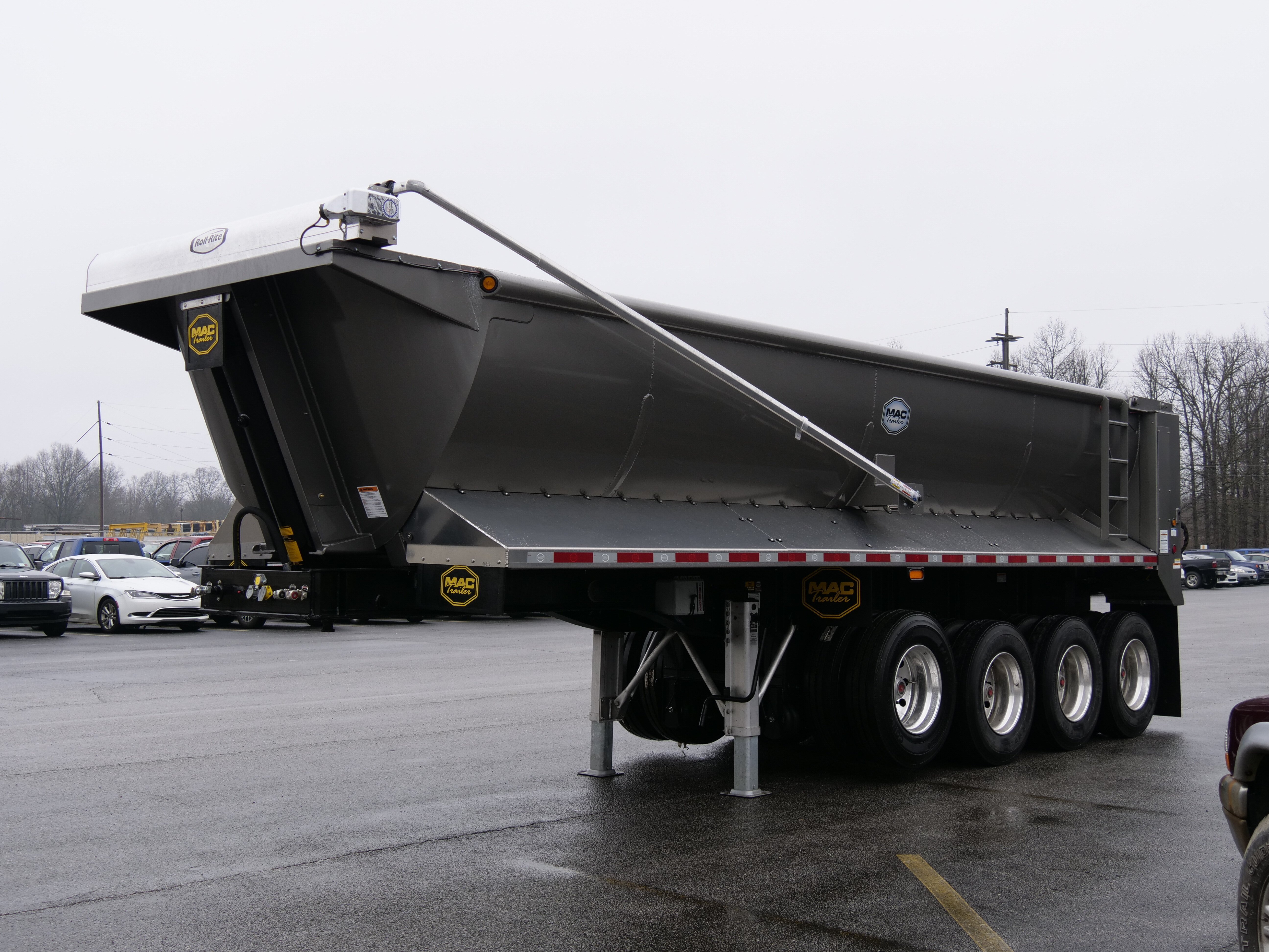 Steel Half Round Frame Type Dump