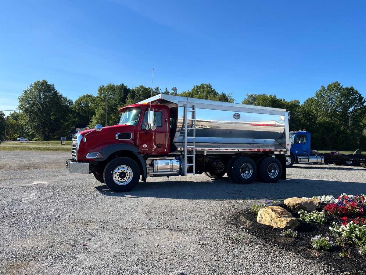 Aluminum Half Round Straight Truck Dump Body