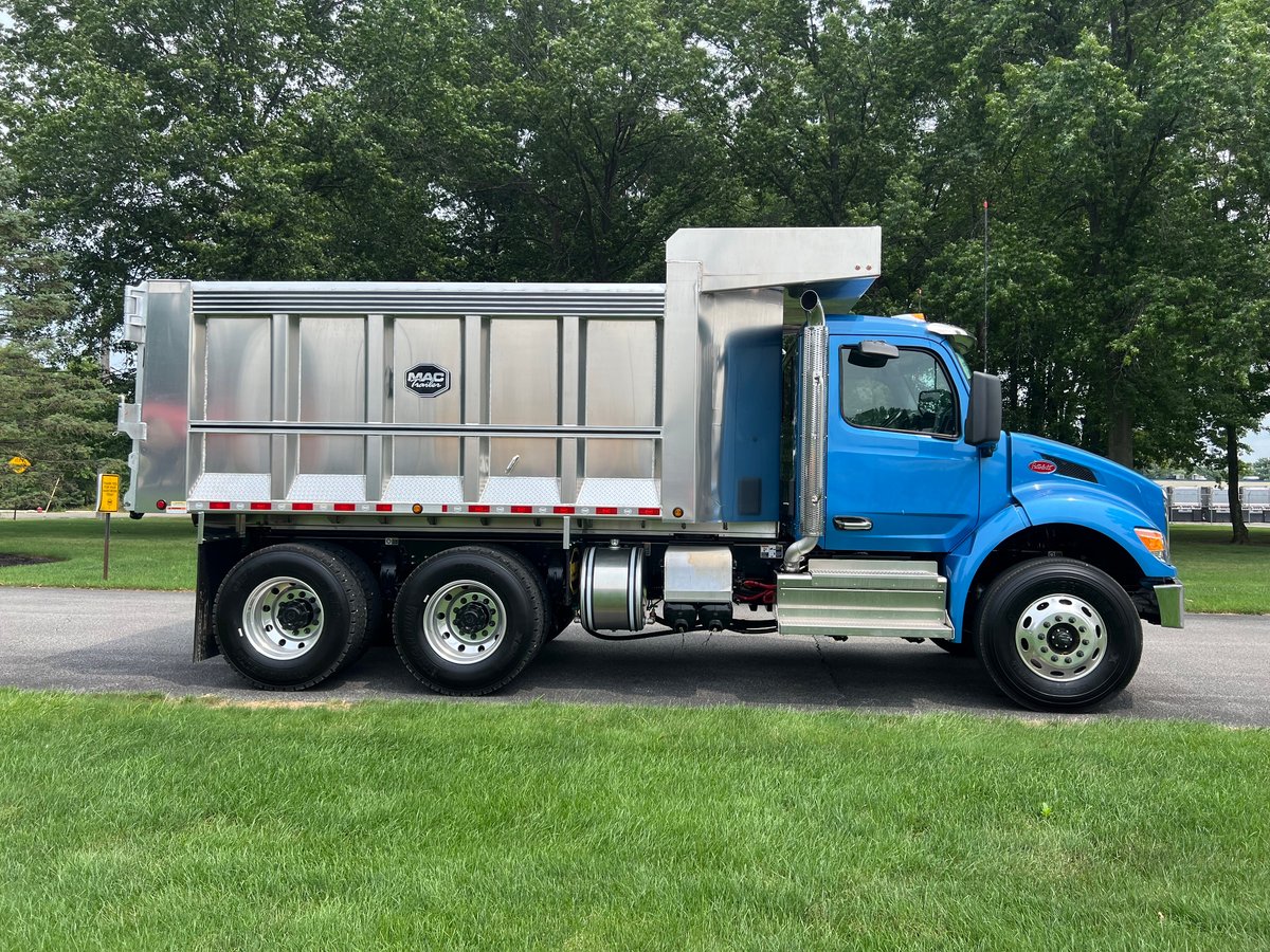 Sheet and Post Straight Truck Dump Body