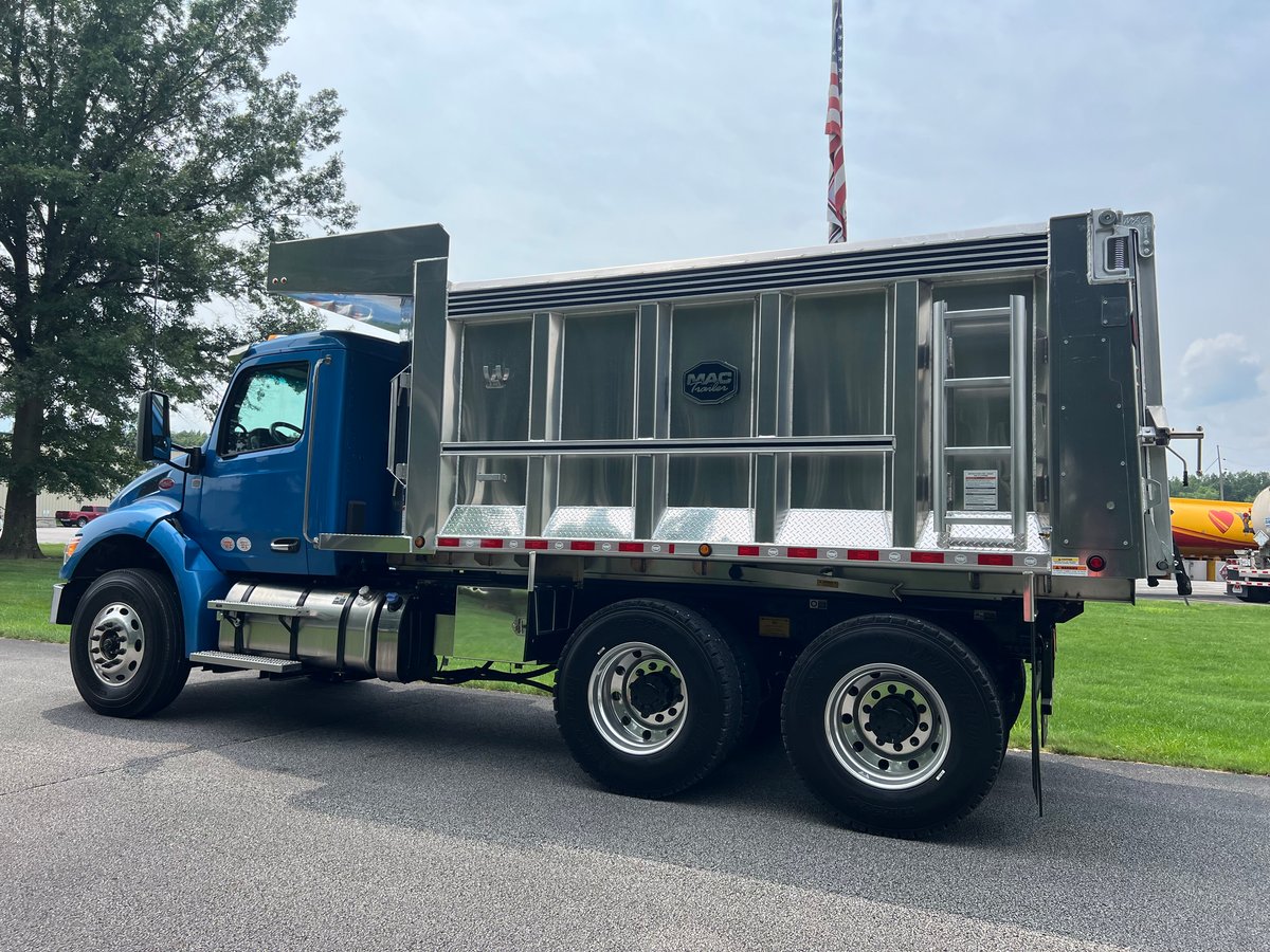 Sheet and Post Straight Truck Dump Body