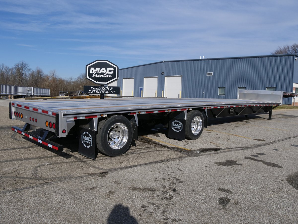 Combo Drop Deck Flatbed Trailer 